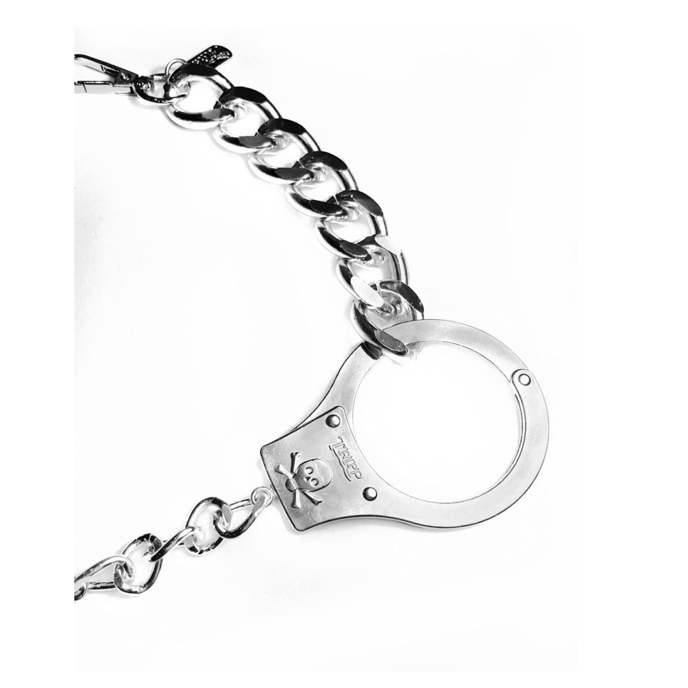 Tripp NYC - Handcuff Ketting - Zilverkleurig